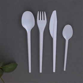 Medium weight PS cutlery(fork 2.3g knife 2.3g teaspoon 2.5g